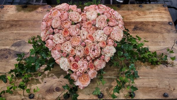 Rosa Hjärta-Litet 40cm - Bild 2