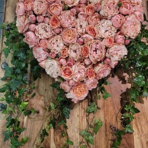 Rosa Hjärta-Litet 40cm