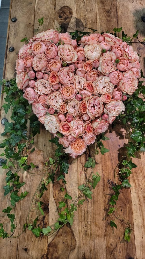 Rosa Hjärta-Litet 40cm