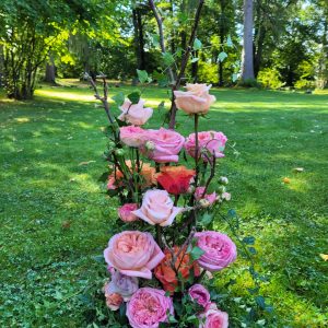 Hög dekoration-Den sista rosen