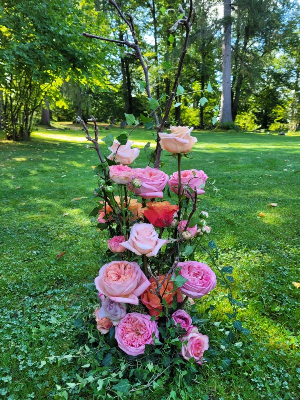 Hög dekoration-Den sista rosen