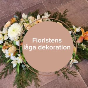 Floristens låga dekoration