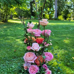 Hög dekoration-Den sista rosen