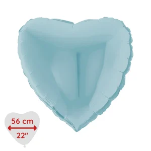 Ballong hjärta Blå (Helium)